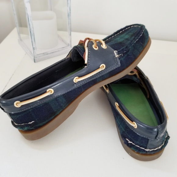 Sperry Shoes - Sperry Top-Sider Plaid Boat Shoes Sperry Shoes - Sperry Top-Sider Plaid Boat Shoes
